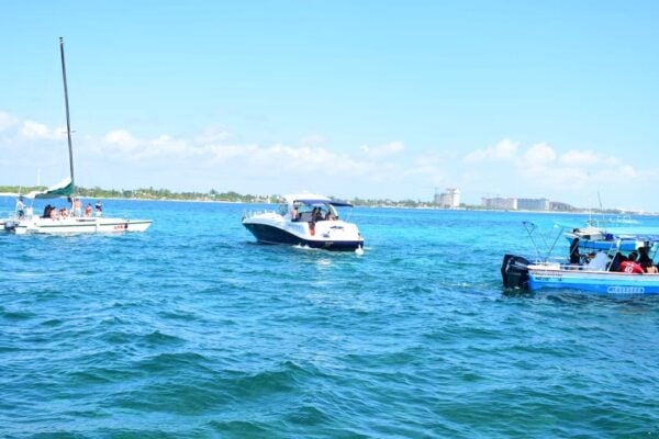 Pdc: Isla Mujeres Catamaran Tour With Snorkeling - Snorkeling at Punta Sam Reef