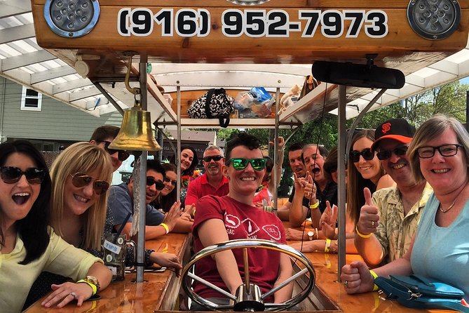 Pedal, Drink, and Bar Hop Through Sacramento on a 15 Seat Beer Bike - Meeting and Pickup Information