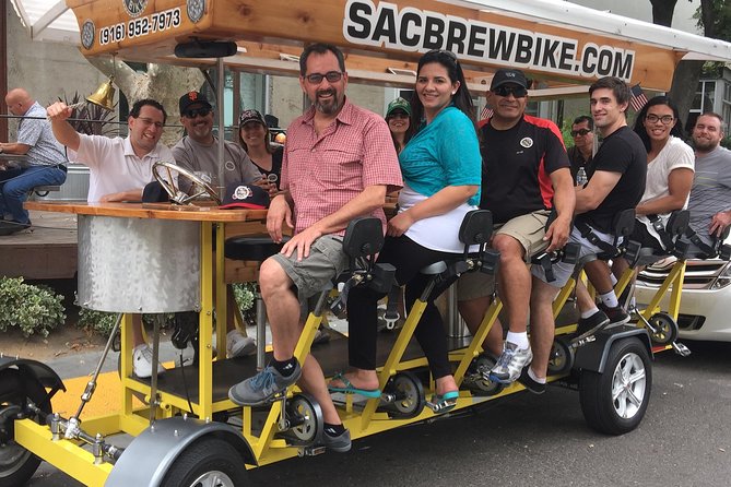 Pedal, Drink, and Bar Hop Through Sacramento on a 15 Seat Beer Bike - Experience the Best Brewpubs in Midtown Sacramento