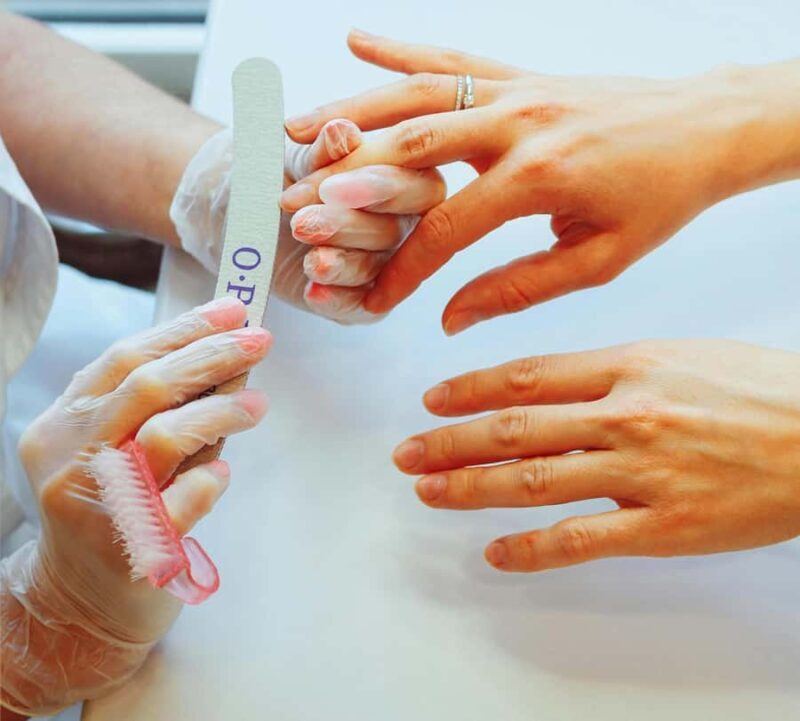 Pedicure Manicure With Nail Polish Home Services - The Itinerary and Service Experience