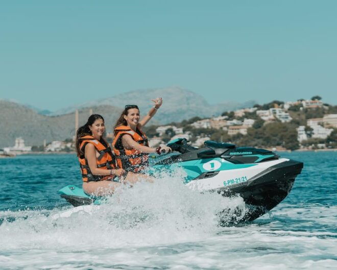 Peguera: Racing Car Drive and Jet Ski Combo Tour - Inclusions and Requirements