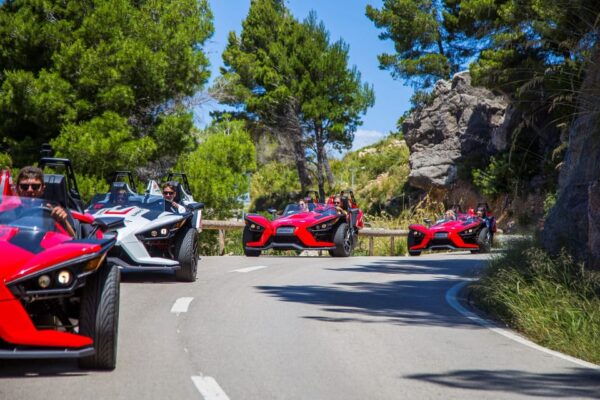 Peguera: Racing Car Drive and Jet Ski Combo Tour - Exciting Stops Along the Coast