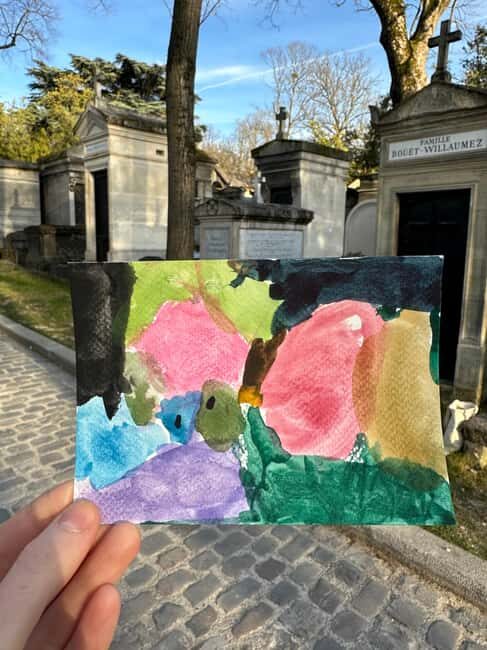 Père Lachaise Cemetery Watercolor Postcard Workshop in Paris - The Group Setting and Practical Details