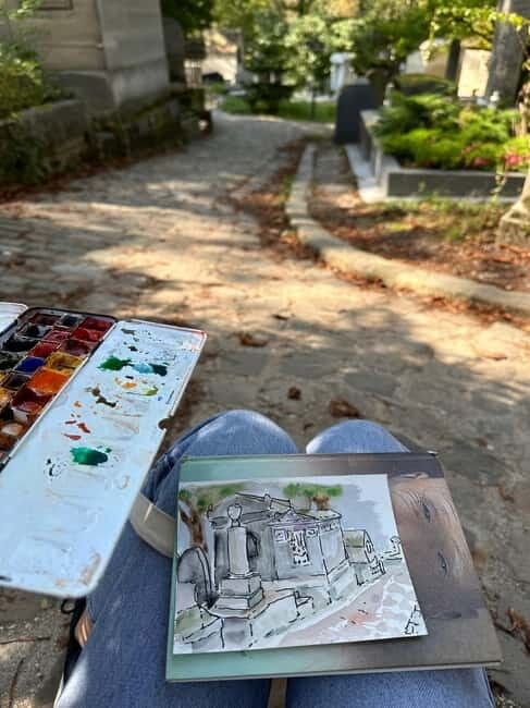 Père Lachaise Cemetery Watercolor Postcard Workshop in Paris - Why This Experience Works for You