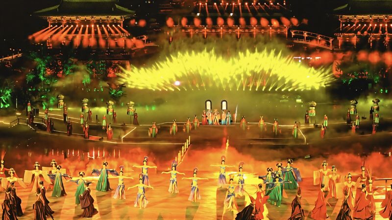 Performance tickets for Phoenix Dance in the Divine Capital in Luoyang + admission tickets to the Jiuzhou Pool of the Sui and Tang Luoyang City - Jiuzhou Pond sets the scene