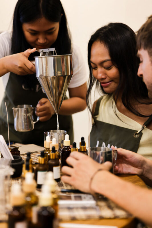 Perfume, Candle And Room Spray Making Class at Umah Living Bali - What the session feels like
