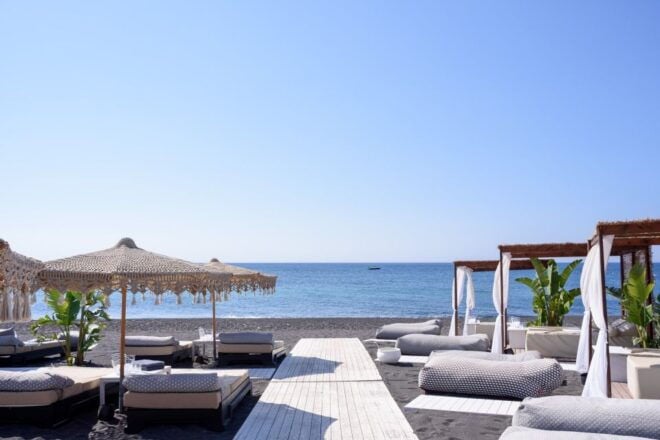 Perivolos Beach: Sun-Bed Experience FortyOne Bar Restaurant - Reservation Details