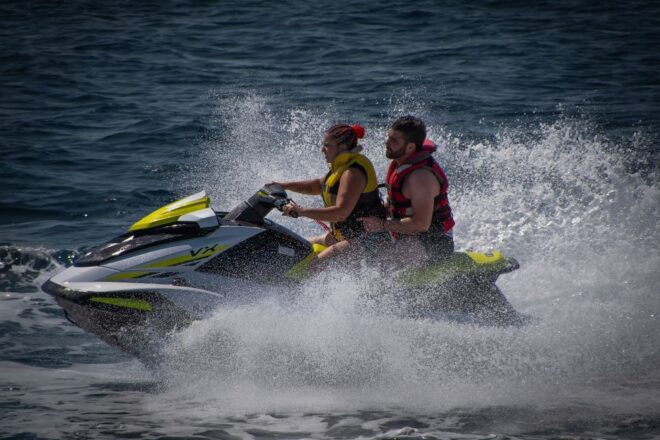 Perivolos: Private South Coast Discovery on a Jet Ski - Equipment and Services