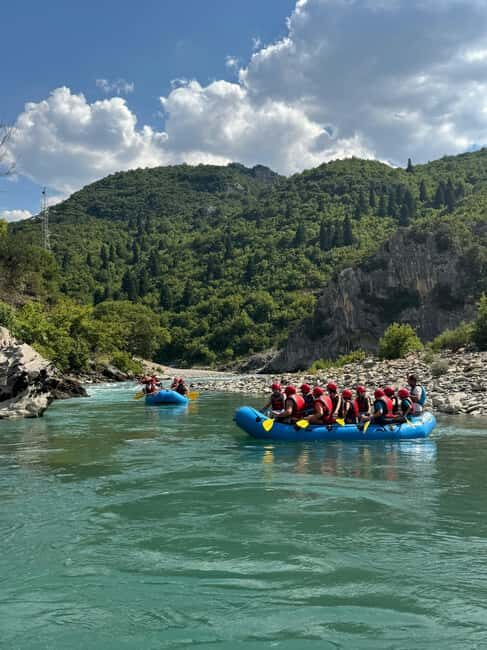 Permet: Rafting Tour with Cliff Jumping and Thermal Baths - The Optional Thermal Baths