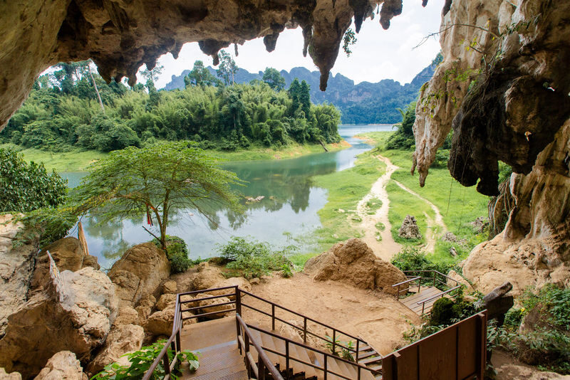 Phang Nga Cheow Lan Lake Full-Day Tour with Cave Exploration - Walking into Prakai Petch Cave