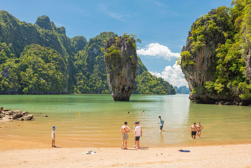 Phang Nga James Bond Island Full-Day Tour with Longtail Boat - Longtail boat route through Phang Nga Bay