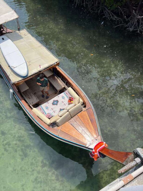 Phi Phi Island : Luxury Private Wooden Boat Rental - Included Amenities
