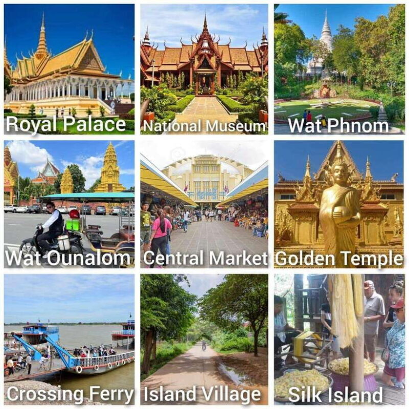 Phnom Penh: City and Silk Island Tour (no genocide sites) - Exploring Phnom Penh on a Tuk-Tuk