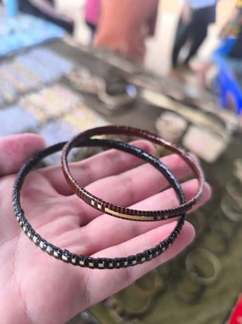Phnom Penh: Kirirum Mountain Wood Bracelet and Ring Workshop - The Crafting Process and Final Products