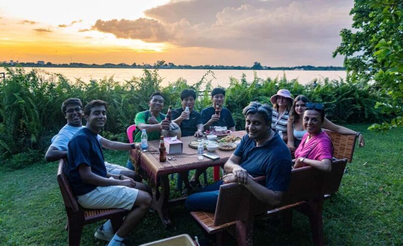 Phnom Penh: Silk Island Sunset by Tuk Tuk with food & drinks - Authentic Experiences Drawn from Reviews