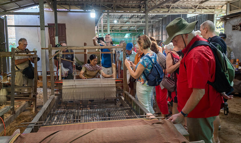 Phnom Penh Silk Island Tour & Sunset Cruise - The sunset cruise back toward Phnom Penh