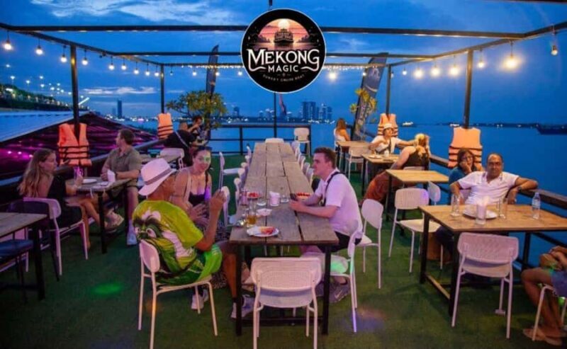 Phnom Penh: Sunset Cruise-Freeflow Beers, Sodas & BBQ Buffet - Scenic River Panorama