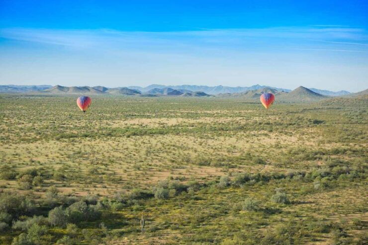 Phoenix: Hot Air Balloon Ride With Champagne and Catering - Experience