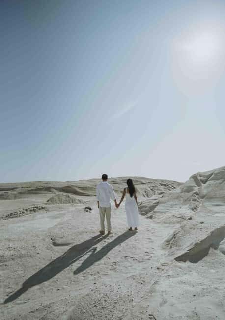 Photo & Drone video at Sarakiniko Beach - The Sum Up