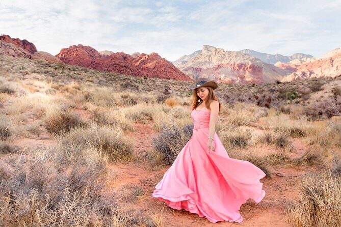 Photo Shoot at Red Rock Canyon in Calico Basin - The Sum Up