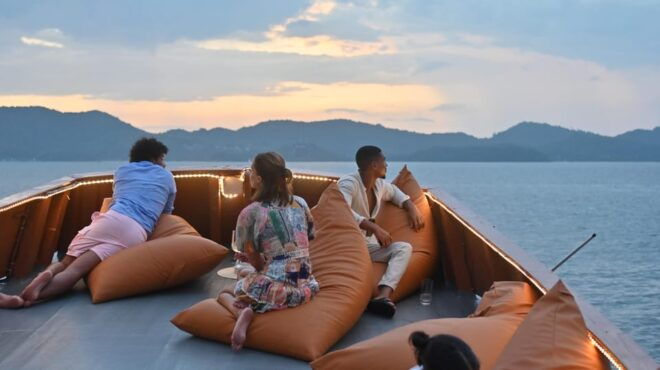 Phra Apai ; Hong Island Sunset Cruise , Phang Nga Sunset - Dining Experience on the Cruise