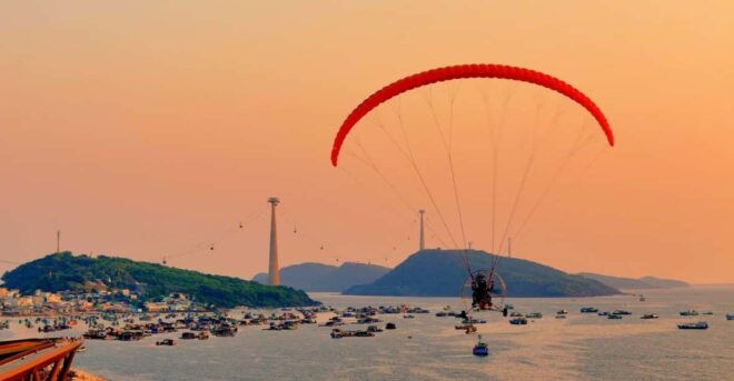 Phu Quoc Enjoy Sunset by Paragliding - Daily Activity Schedule