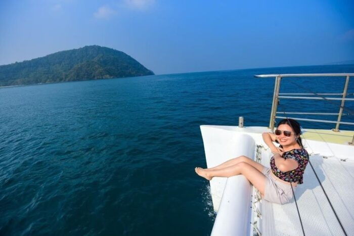 Phuket: Coral Yacht Boat Tour to Coral Island With Sunset - Sunset at Promthep Cape