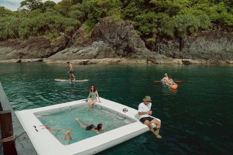 Phuket: Full-Day Luxury Wooden Cruise Adventure & Sunset - Sunset Exploration at Promthep Cape