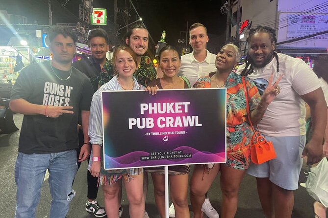 Phuket Guided Pub Crawl - Inclusions and Meeting Details