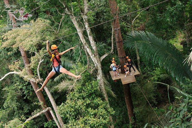 Phuket Hanuman World Zipline Tickets -18 Platforms - Meeting and Pickup