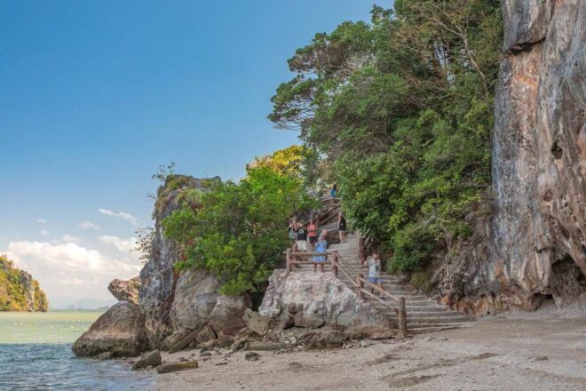 Phuket: Luxury Sail Boat to Phang Nga Bay With Sunset Dinner - Live Tour Guide and Language Options
