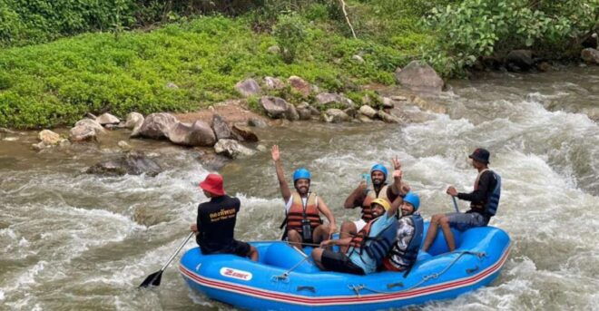 Phuket: Monkey Cave, Water Rafting, Zipline & ATV With Lunch - Full Description