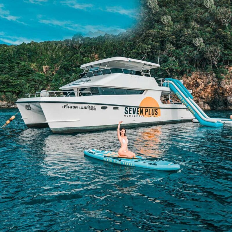 Phuket: Phi Phi, Maya and Maiton by Luxury Catamaran Trip - Water Toys & Extra Activities