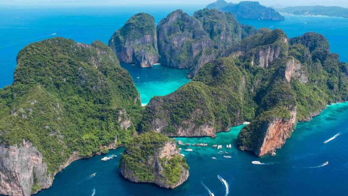 Phuket: Phi Phi, Maya & Bamboo By Premium Speed Catamaran - Exploring Monkey Bay and Viking Cave
