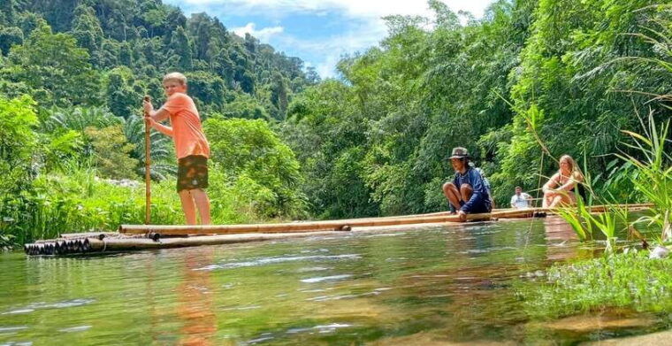 Phuket: Private Tour Khao Lak - Bamboo Rafting, ATV & Turtle - Bamboo Rafting Adventure