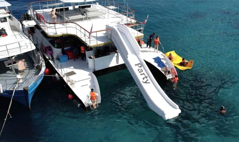 Phuket: Racha & Coral Island Catamaran Tour With Foam Party - Water Fun and Unique Experiences