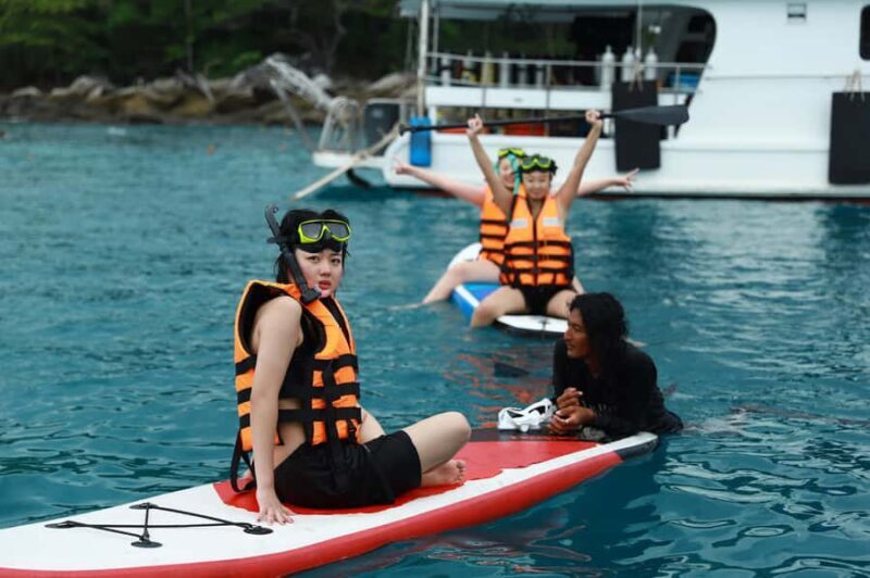 Phuket: Racha & Coral Island Catamaran Tour With Foam Party - Food and Photography