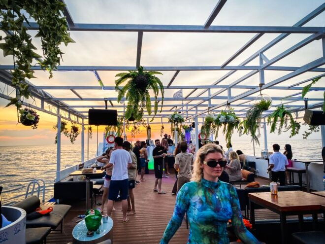 Phuket: Sunset Cruise Party With Welcome Drink DJ Pickup - Duration and Pickup Details