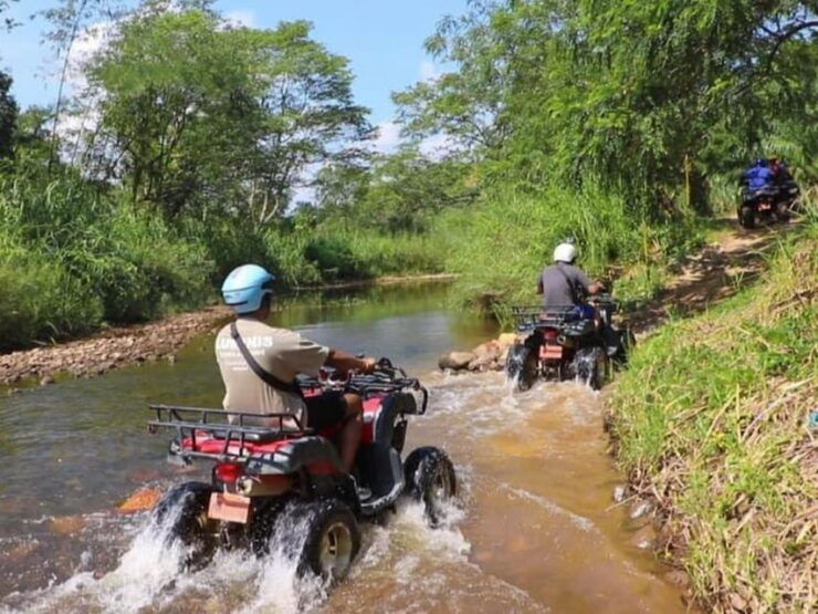 Phuket :White Water Rafting & Monkey Temple,ZipLine Ride ATV - Key Points