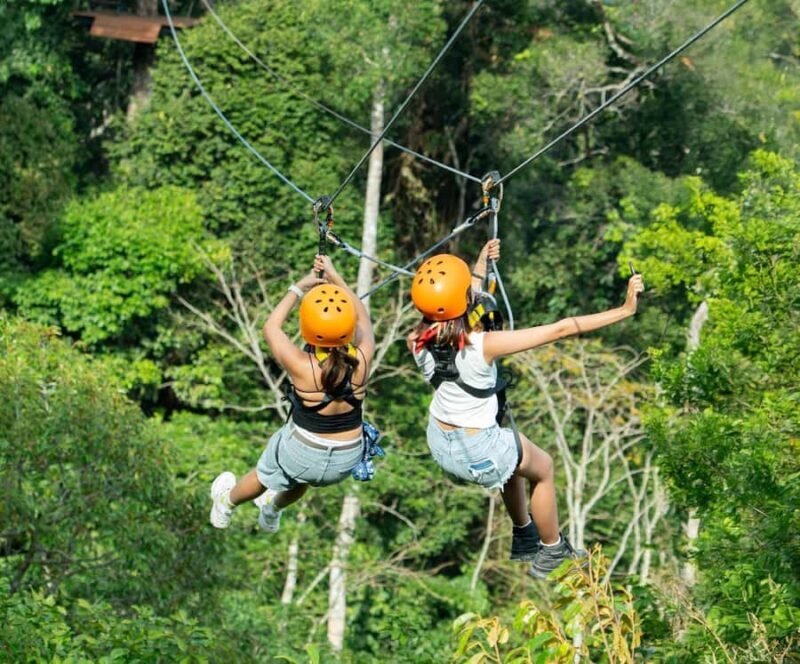 Phuket: Zipline & ATV Adventure at Patong Mountain View - The Itinerary in Detail
