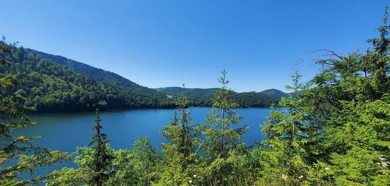 Pick-up from Cluj: e-Mountain Bike Tour Lake Dragan - The Route and Scenic Highlights