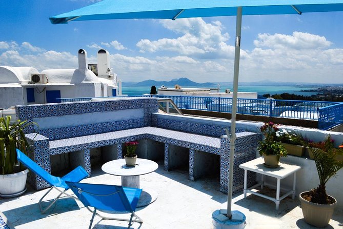 Picturesque Village Of Sidi Bou Said Tunis Old Medina - Enjoying Tea or Coffee With a View