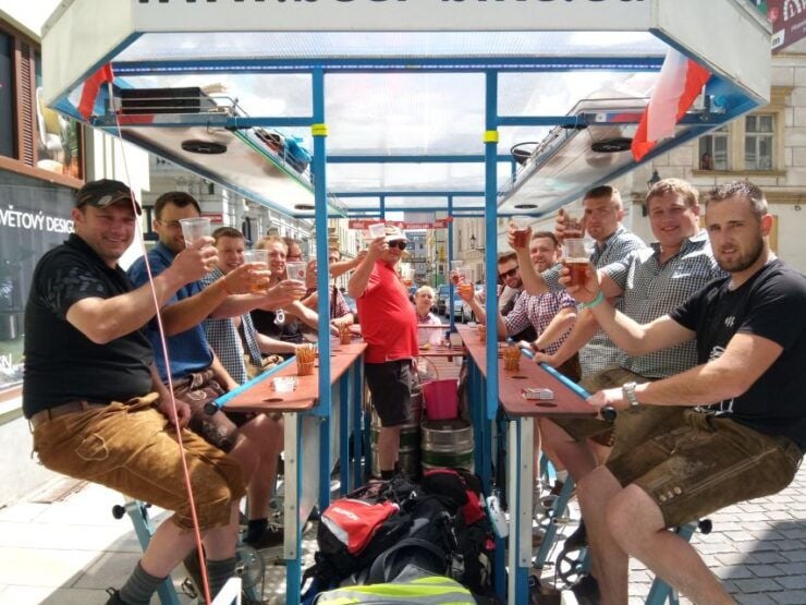 Pilsen: 1.5-Hour Beer Bike With Unlimited Beer - Activity Details
