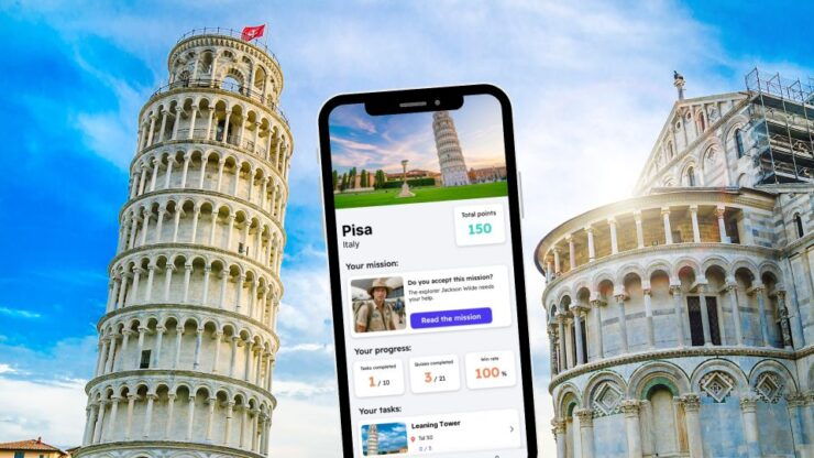 Pisa: City Exploration Game and Tour on Your Phone - Activity Details