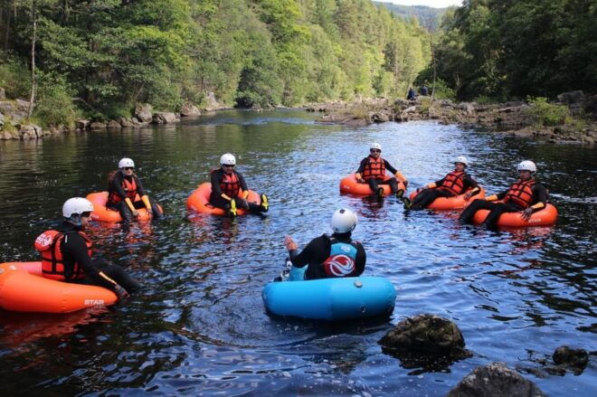 Pitlochry, Perthshire: RIVER TUBING - River Tummel - Equipment and Safety