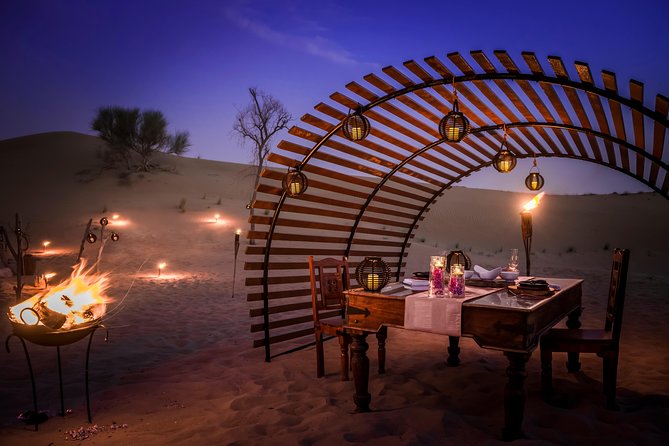 Platinum Luxury Desert Safari With 6-Course Dinner in Cabana - Directions to the Desert Safari Location