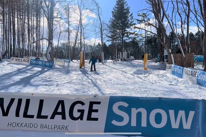 Play With Snow at Hokkaido Ballpark and Outlet Shopping Tour - Snow Play and Winter Activities