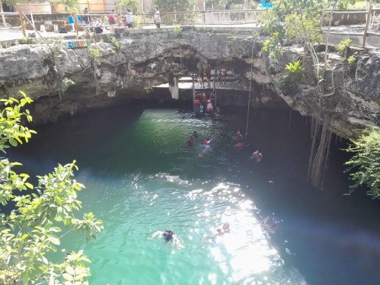 Playa Del Carmen: 2 Cenotes, 1 Lagoon & Playa Paraiso Tour - Itinerary Highlights