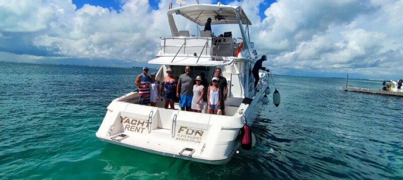 Playa Mujeres: Private Yacht Rental - 4hr SR55H4 #GMBSR55FUN - The Itinerary in Detail