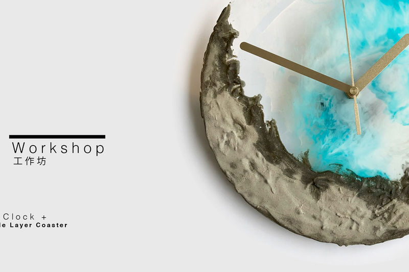 PMQ Rcube - Concrete x Resin fluid art Workshop | Central - What you take home, and what may need to wait